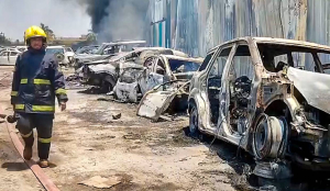 Massive fire at Nagpur scrap godown destroys over 500 vehicles