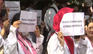 MBBS, BDS interns in J-K go on indefinite strike over low stipend