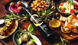 Mediterranean culture on plate