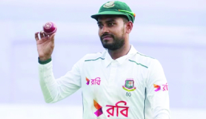 Mehidy Hasan claims 5 wickets as Bangladesh takes slim lead over Pakistan in first test