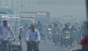 Mercury shoots to 35.5 degrees Celsius while haze hangs over city