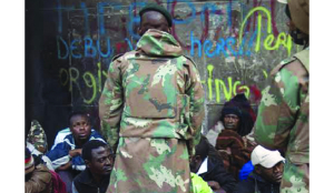 Migrants clash with police in South Africa