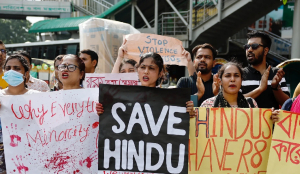 Minority leaders in Bangladesh protest arrest of Hindu youth, demand immediate release