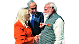 Modi’s saffron moment sets tone for historic Israel visit