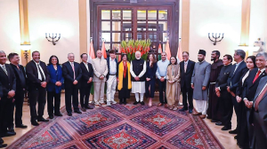 Modi visits Israeli tech innovation exhibition, invites firms to invest in India