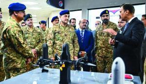 Munir visits Pak’s largest defence factory