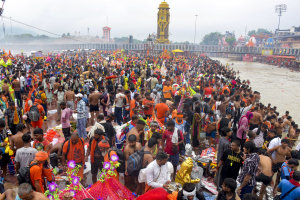 Muzaffarnagar witnesses over 50 lakh kanwariyas during Kanwar Yatra
