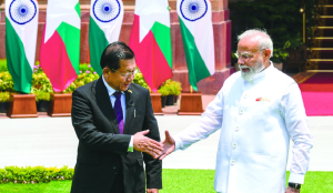 Myanmar vows its territory won’t be used to threaten India during PM meet