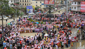 Nagas stage protest in Imphal demanding release of 6 civilians allegedly held by Kuki Militants