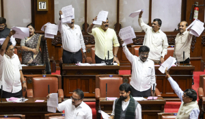 Nagendra row disrupts Karnataka Assembly for fifth straight day as BJP, JD(S) seek his removal