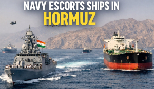 Navy escorts ships in Hormuz