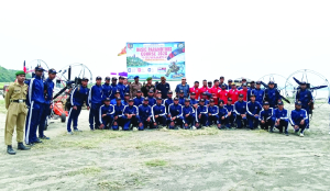 NCC touches new skies: DG NCC reviews inaugural basic paramotors training of Cadets in Guwahati