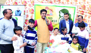 NDMC vice chairman Chahal leads plantation drive at Laxmibai Nagar