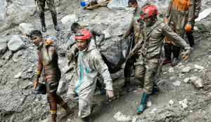 Nepal flash floods: Six bodies found as hydropower tunnel search continues