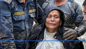 Nepal floods : Woman rescued alive after being trapped under debris for 10 days