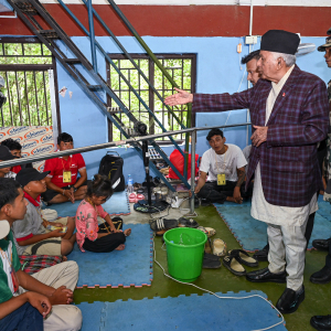 Nepal floods: President Paudel visits affected areas as 4,996 remain missing