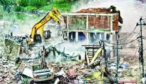 Nepal razes 2,000 illegal buildings in massive Kathmandu drive