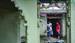 Nepalese teacher evacuates school in Trishuli Valley just ahead of raging flash flood