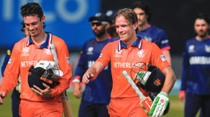 Netherlands keep Super 8 hopes alive with win over Namibia