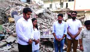 New DUSU panel visits Satya Niketan after building collapse
