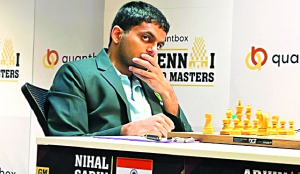 Nihal Sarin qualifies for Esports World Cup’s chess event