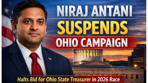 Niraj suspends Ohio campaign