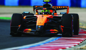 Norris snatches pole from penalised Hamilton at Hungarian Grand Prix
