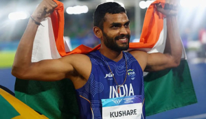 Onion farmer's son Sarvesh Kushare soars to India's first CWG high jump silver