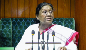 Opposition protests VB-G RAM-G during President Murmu address