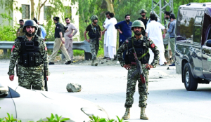 Pak: 9 militants, 4 army offical killed in gunfire