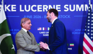 Pak PM meets US V-P JD Vance on sidelines of talks in Switzerland