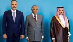 Pakistan’s Dar holds talks with Saudi, Türkiye