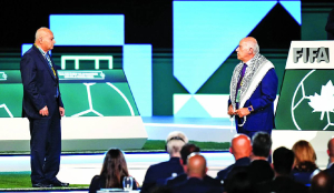 Palestinian and Israeli soccer officials refuse to shake hands at FIFA Congress