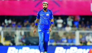 Pandya likely to play against RCB, will join squad later