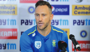 Pant should bat at No. 3: Faf du Plessis