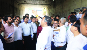 Parvesh Singh reviews flood-prone spots in Delhi
