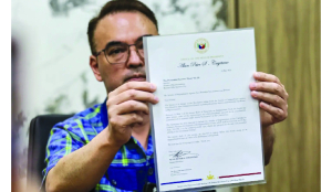 Philippine senator wanted by ICC flees from Senate