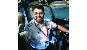 Pilot in stable condition
