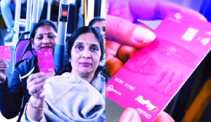 Pink Saheli card must for free bus rides for women from Aug 1
