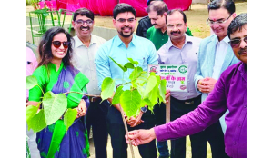 Plantation drive conducted in Ecotech-3 industrial sector