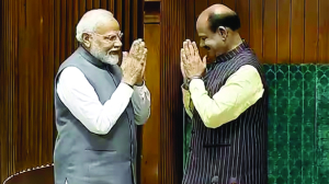 PM backs Speaker Birla amid turmoil