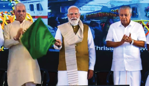 PM flags off new train services in Kerala