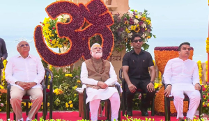 PM Modi Performs Maha Pooja At Somnath Temple During Somnath Amrut Mahotsav