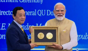 PM Modi receives Food and Agriculture Organisation’s highest honour: Agricola Medal