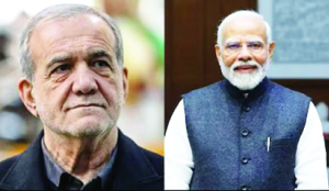 PM Modi speaks to Iran President Pezeshkian