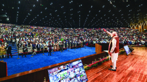 PM Modi urges voters to punish Congress in Assam