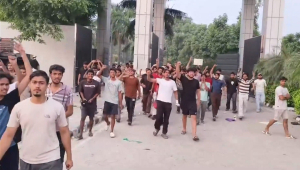 Police file FIR as LPU students block highway over unverified rape report