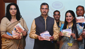 Postcard released on People of India at PMML