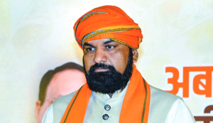 Posters declare Samrat Chaudhary as new Bihar CM