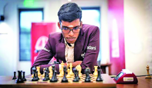 Praggnanandhaa leads after rapid phase at St Louis, blitz next